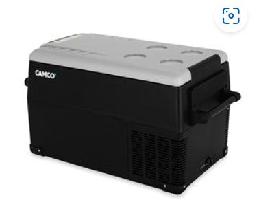 CAMCO 35 LITER Portable Refrigerator, AC 110V / DC 12V Compact Fridge / Freezer