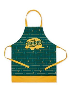 Camco Life is Better at the Campsite Apron, Green Grid