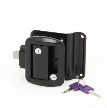 TRAILER DOOR LOCK FLUSH  WITH DEAD BOLT (3 COLORS)